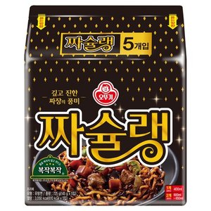 오뚜기 짜슐랭 145g, 5개 (3,300원)