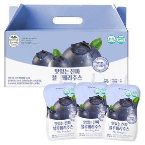 유기농마루 맛있는 진짜 블루베리주스, 100ml, 20개 (23,650원)