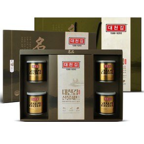 대천김 곱창캔김 4캔 + 재래김 8p, 1세트 (35,990원)