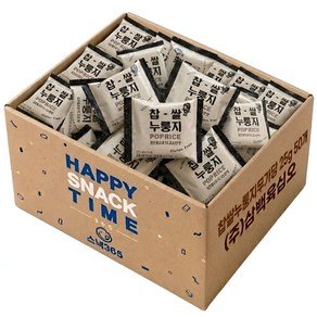 찹쌀누룽지 무가당 쌀과자 검은콩 더고소한맛, 25g, 50개 (18,000원)