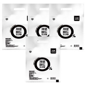 딩동펫 제로 반려동물 배변패드 무향, 20개입, 4개 (23,620원)