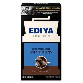 이디야 아이스아메리카노 스틱커피, 1g, 100개입, 1개 (10,900원)