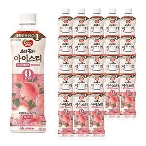 동원보성홍차 아이스티 제로 복숭아 500ml 24개 (14,400원/무료)