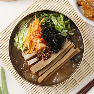 명인이 만든 전통 도토리묵 400g 4팩+묵사발 육수 318g 4팩 총8팩 (8,900원) (2세트네멤무배)