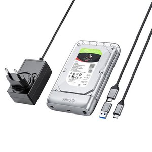 오리코 투명 2 in 1 Type-C 3.5형 SSD 적용 외장하드케이스 TX35C3 (23,000원) (무료)