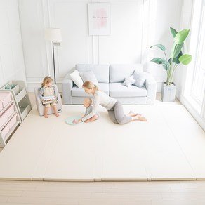리코코 프리미엄 양면이중코팅 자이언트 클린롤매트 방문설치, 크림화이트 (296,650원)