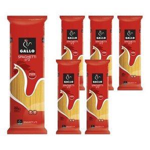 GALLO 스파게티면 No 3, 450g, 6개 (8,900원/무료)