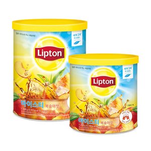 립톤 아이스티 복숭아 1.5kg + 1.2kg (총 2.7kg) (17,200원/무료)
