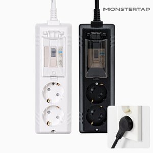 몬스터탭 국산 4000W 가정용 고용량 슬림 배선차단 2구 (7,700원/무료)
