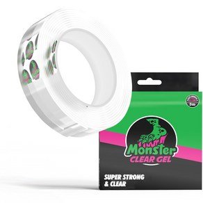 몬스터겔 다용도 초강력 실리콘 양면테이프 30mm x 3m, 투명, 1개 (9,990원)